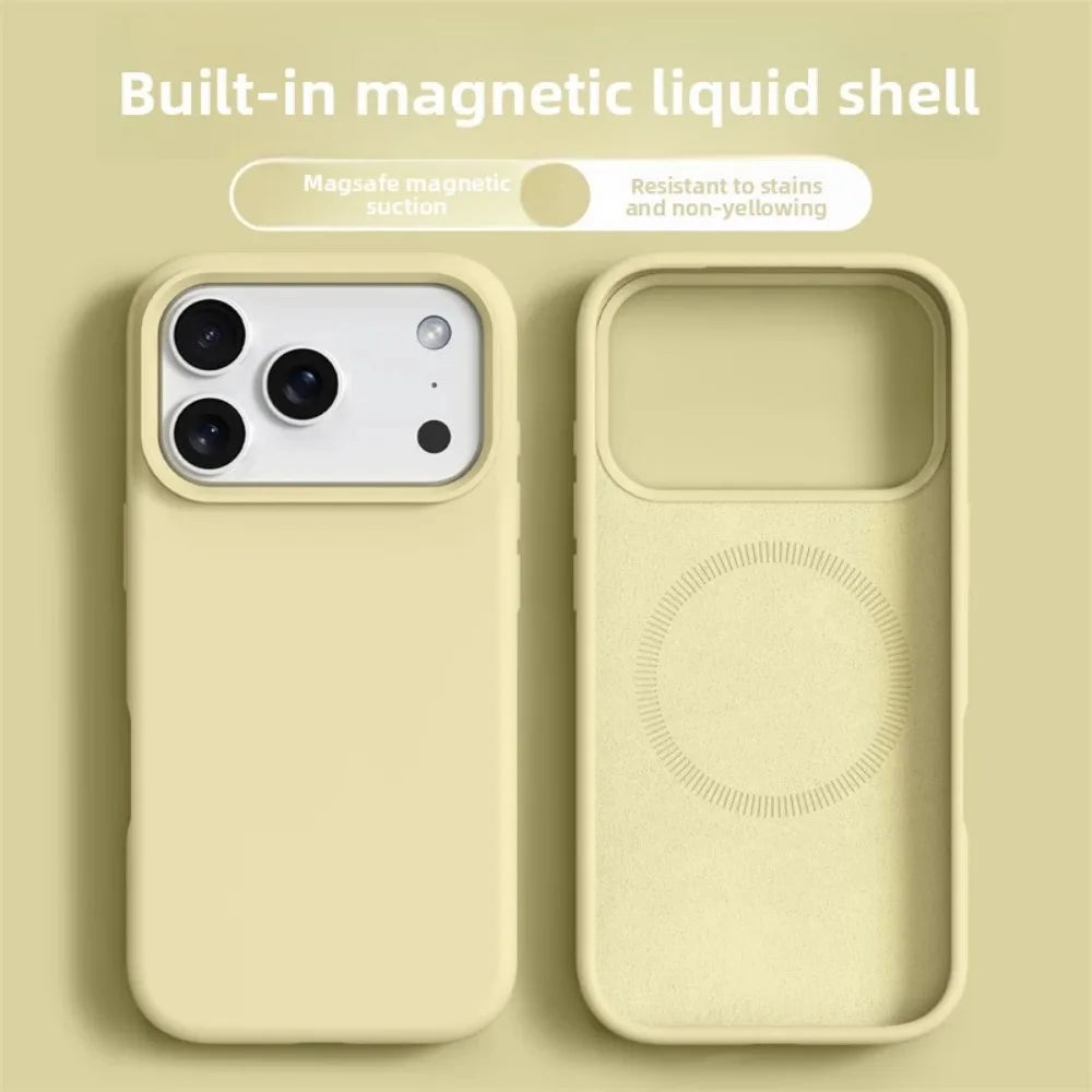 Original Magnetic Phone Case For iPhone Air Soft Bumper Cover