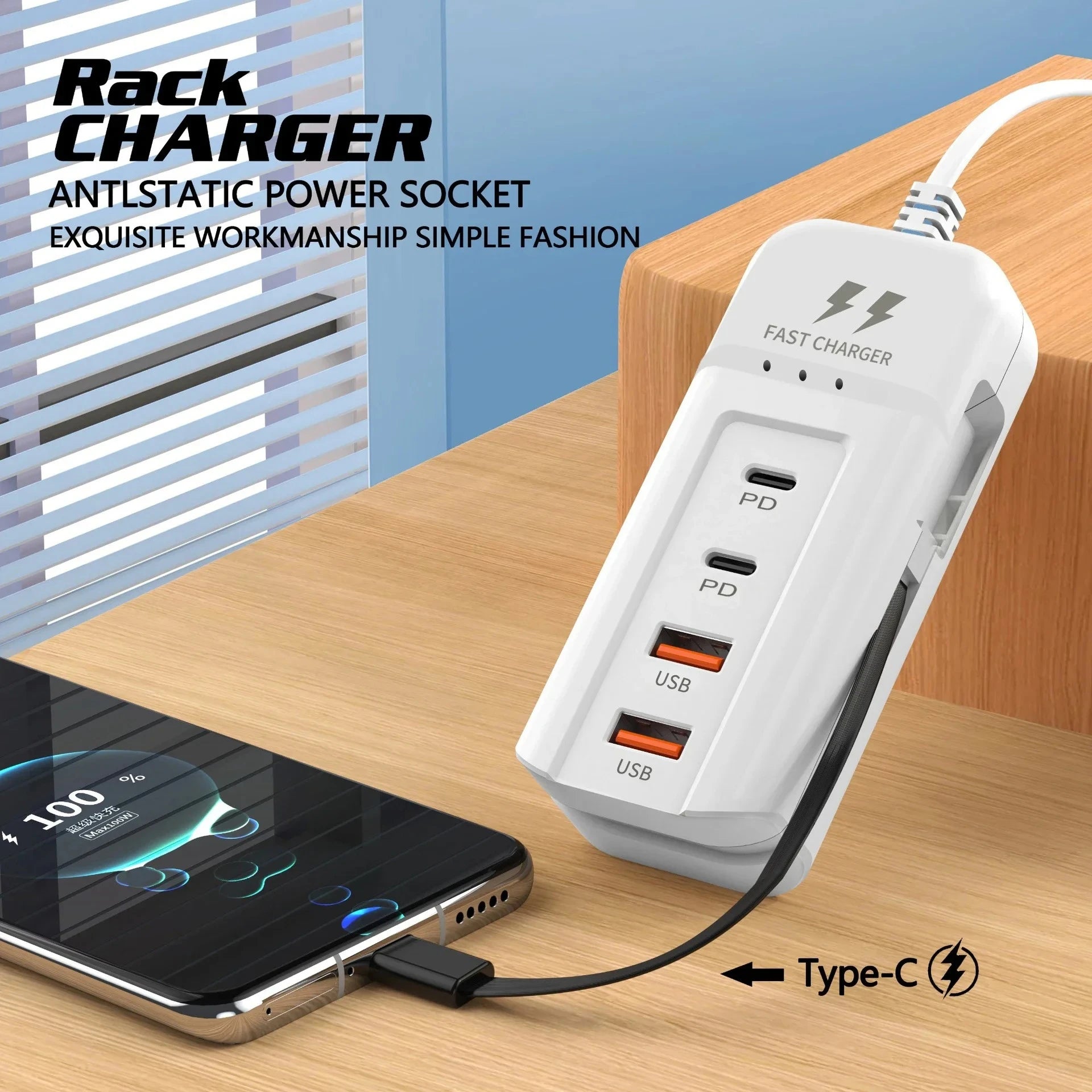 USB Charger PD Type C Fast Charge Quick Wall Chargers Multiport