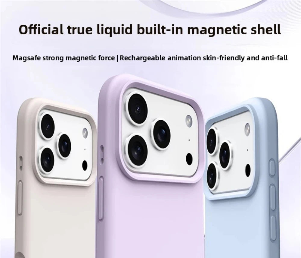 Original Magnetic Phone Case For iPhone Air Soft Bumper Cover