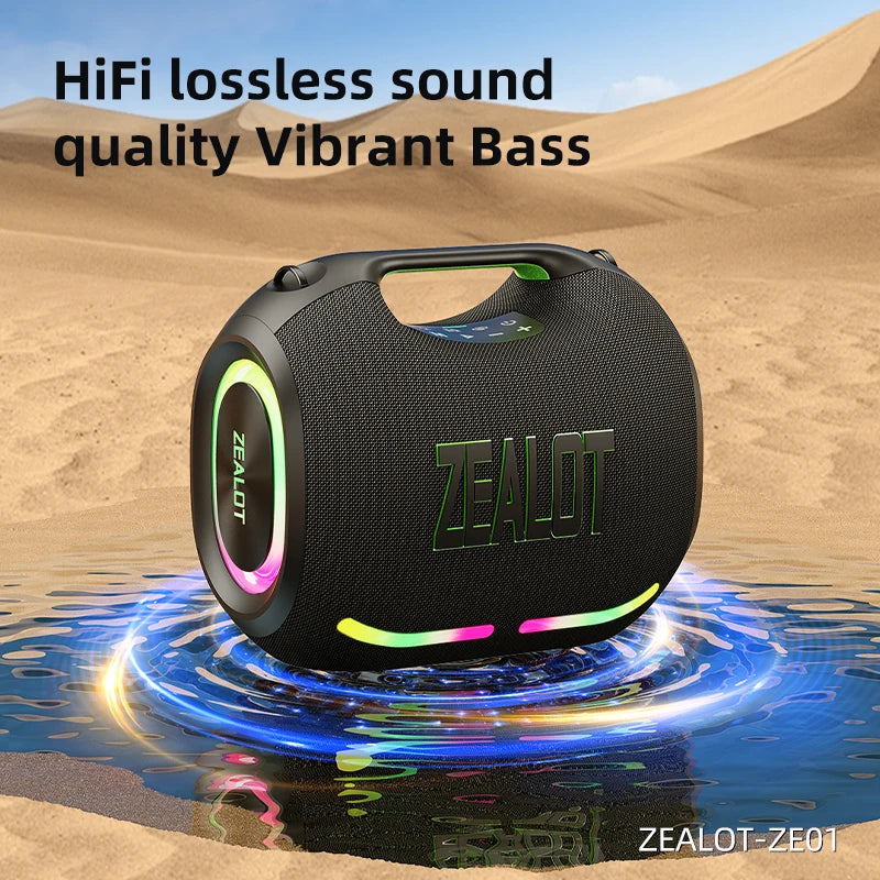 Zealot Big Power Portable Bluetooth Waterproof Speaker