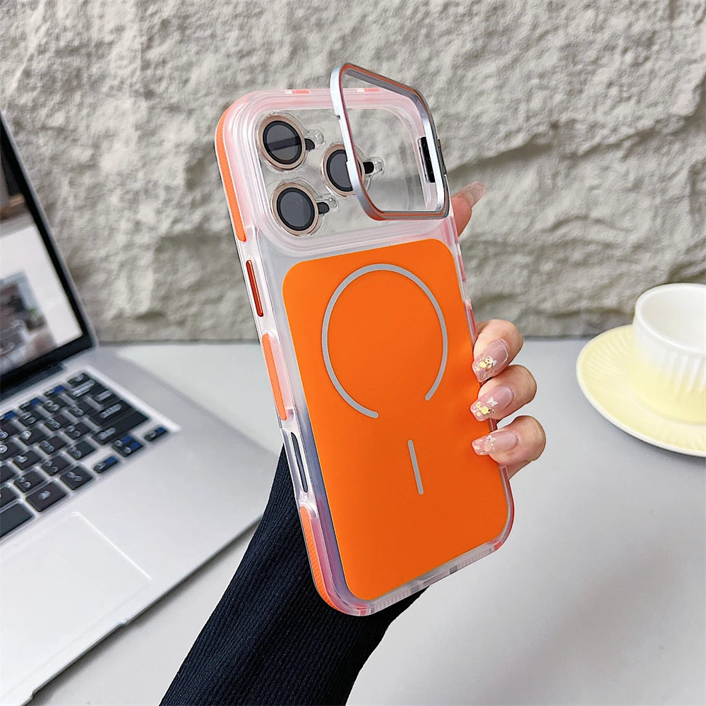 Luxury Matte Shockproof Magnetic Bumper