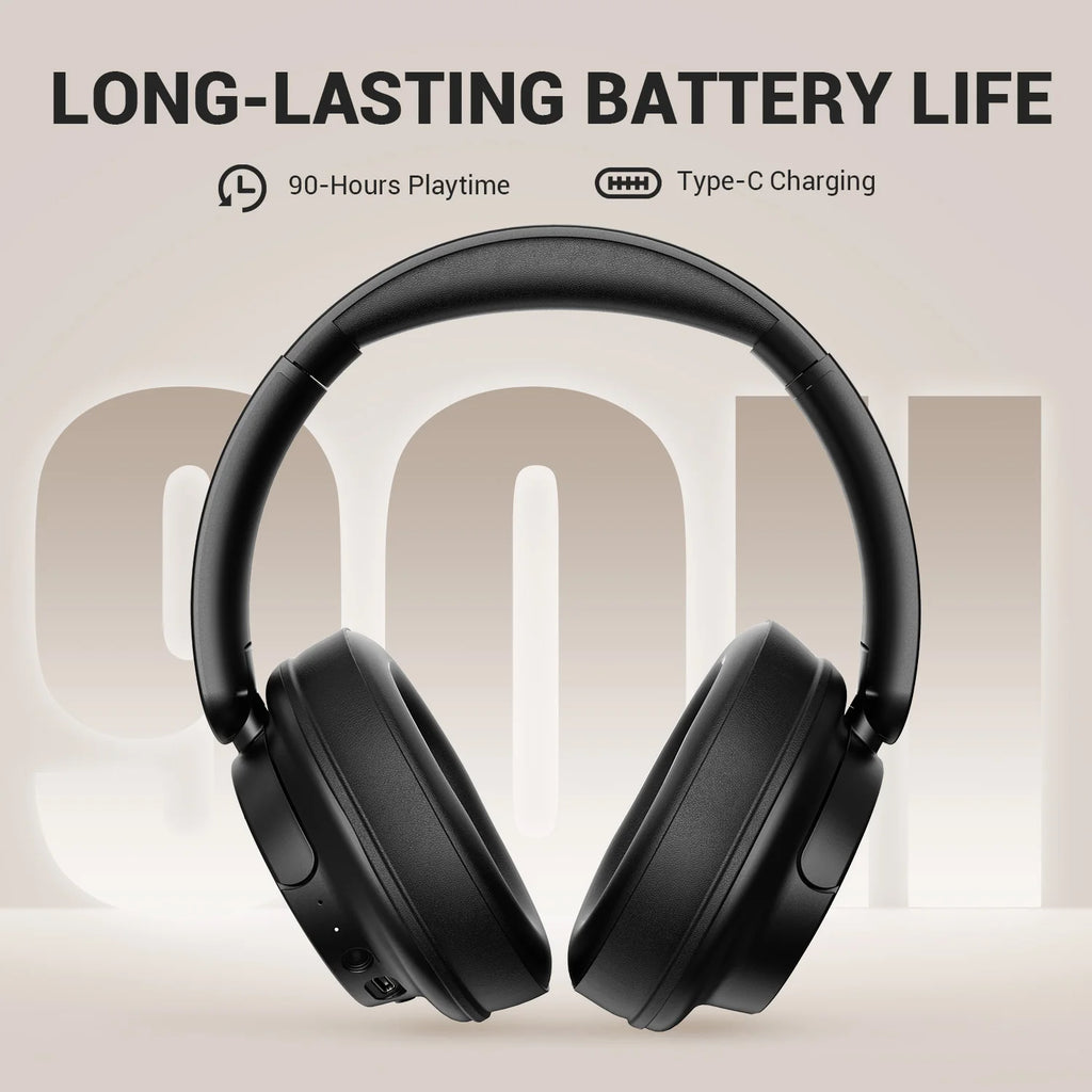Oneodio V16 Wireless Bluetooth 5.3 Over-Ear Headphones | 90H Playtime | Bass & Pop Modes