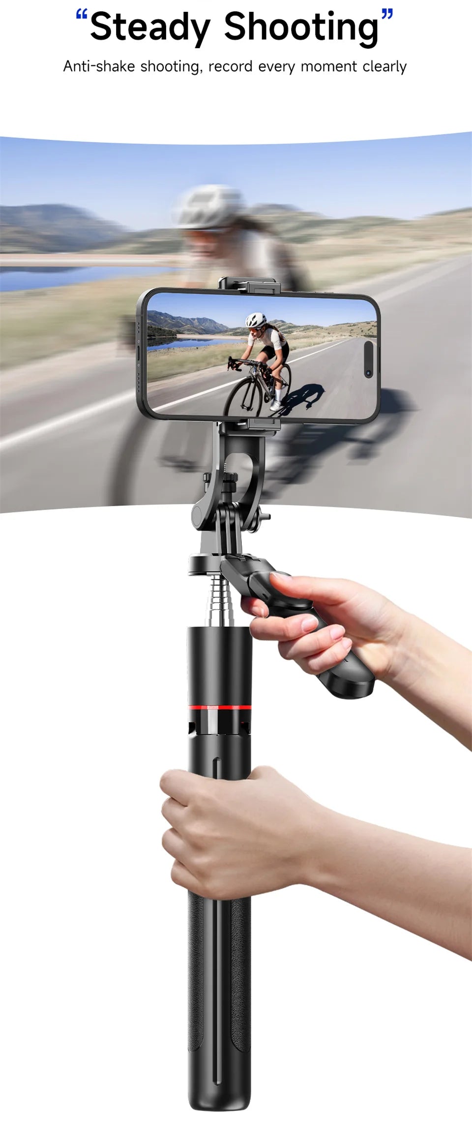 Selfie Stick Tripod with Bluetooth Remote