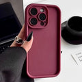 Candy Color Silicone iPhone Case – Shockproof & Slim Fit