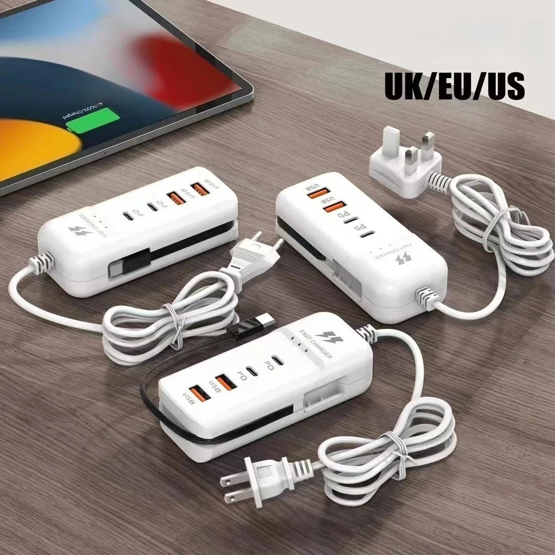 USB Charger PD Type C Fast Charge Quick Wall Chargers Multiport
