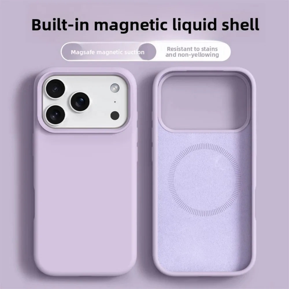 Original Magnetic Phone Case For iPhone Air Soft Bumper Cover