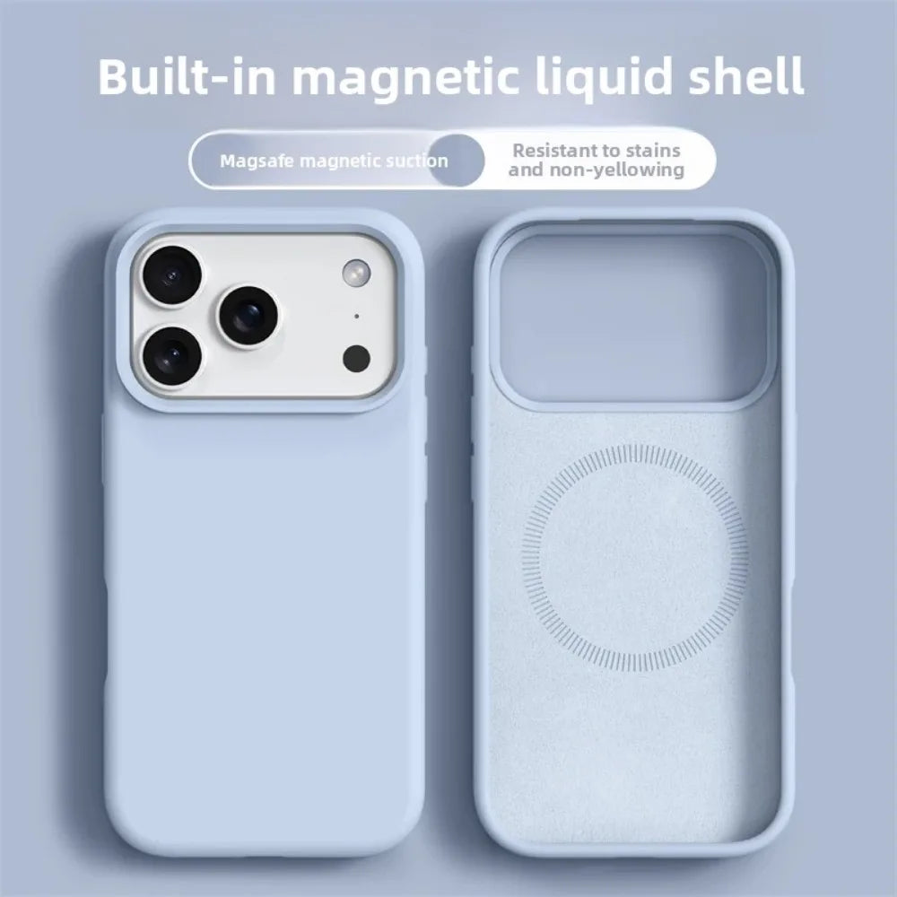 Original Magnetic Phone Case For iPhone Air Soft Bumper Cover