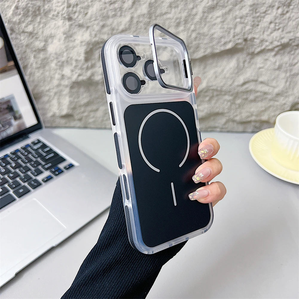 Luxury Matte Shockproof Magnetic Bumper
