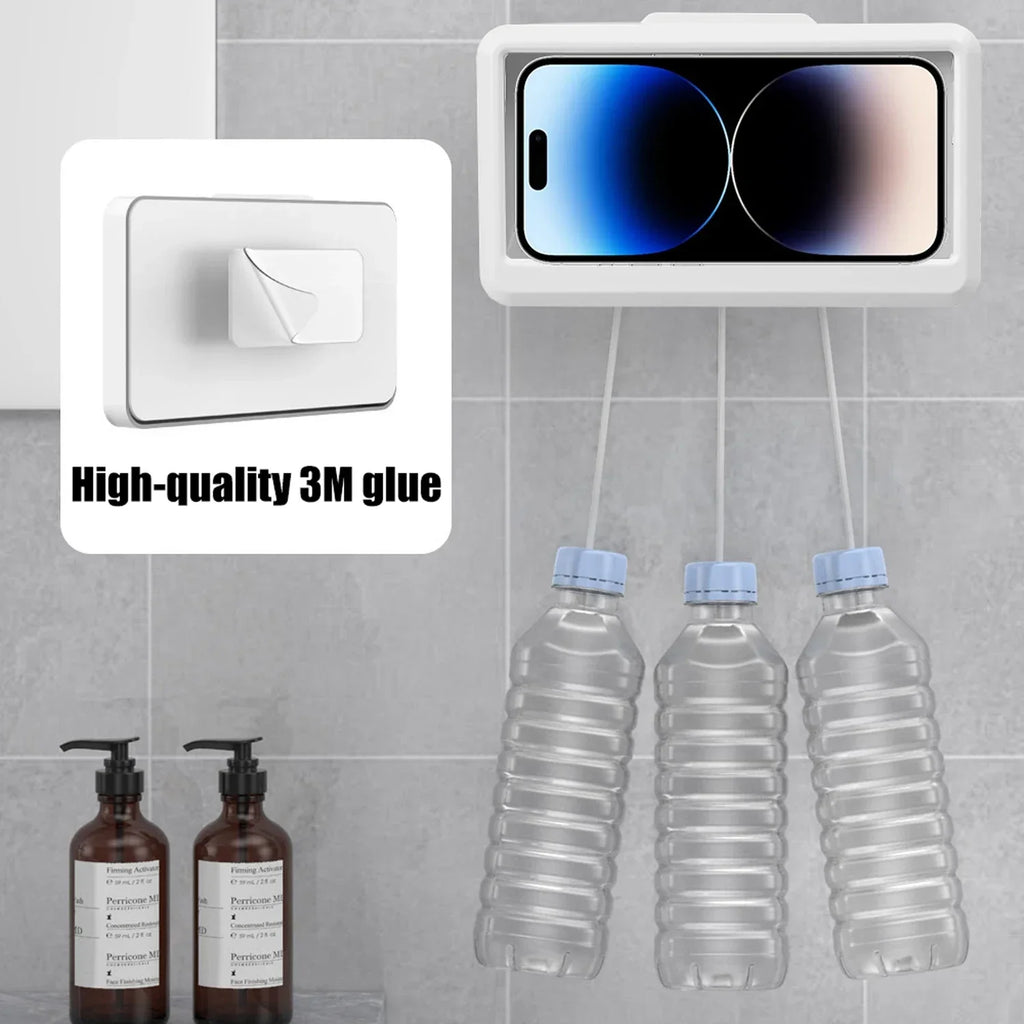 Waterproof Wall Mount Phone Holder with 360° Rotation