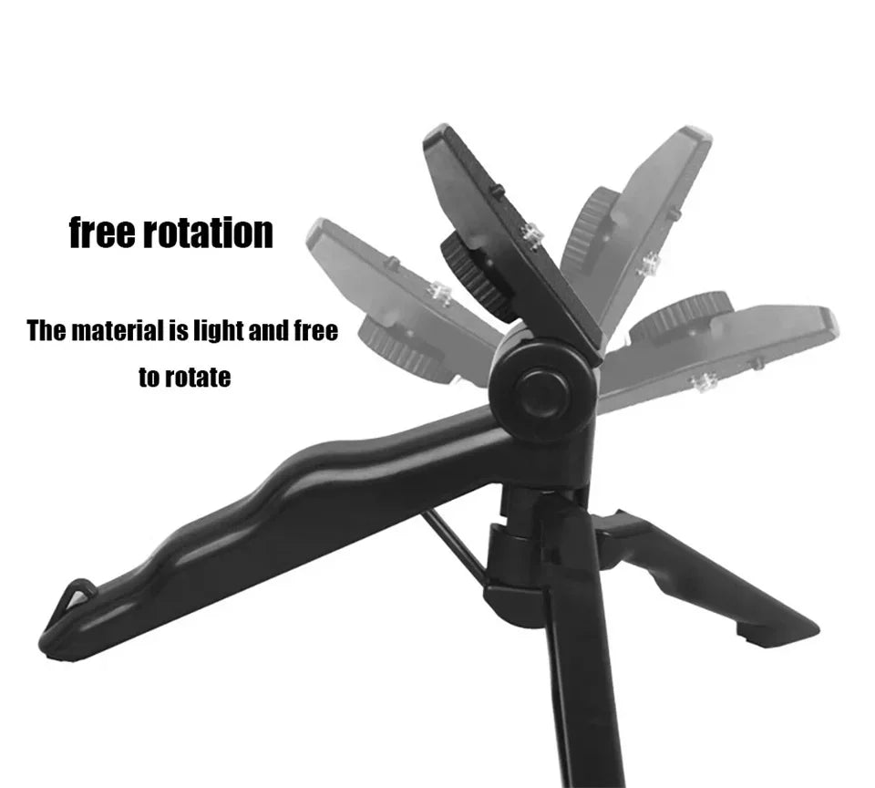 Smartphone Vlogging Kit – Tripod, Phone Holder & Optional Mic + LED Light