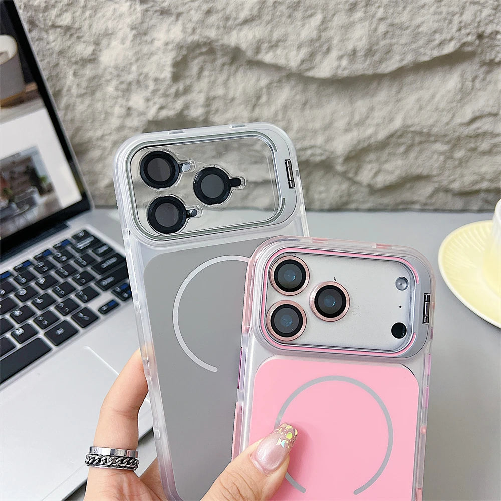 Luxury Matte Shockproof Magnetic Bumper