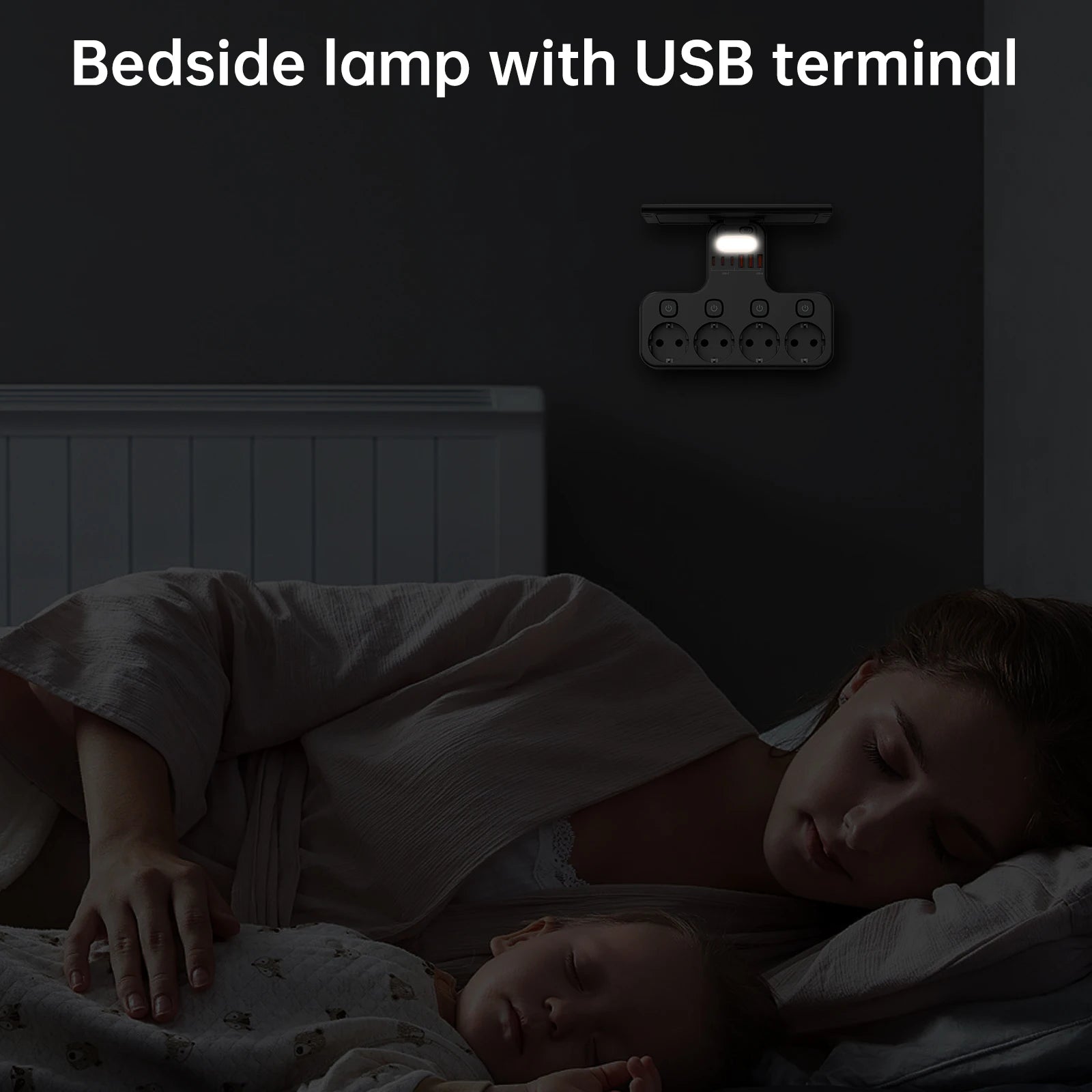 Multifunction Socket Smart Night Light Individual Switch