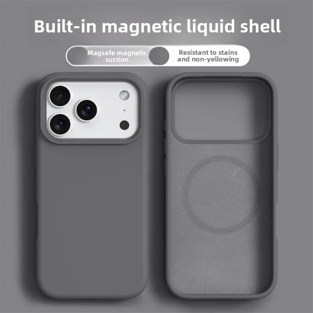 Original Magnetic Phone Case For iPhone Air Soft Bumper Cover