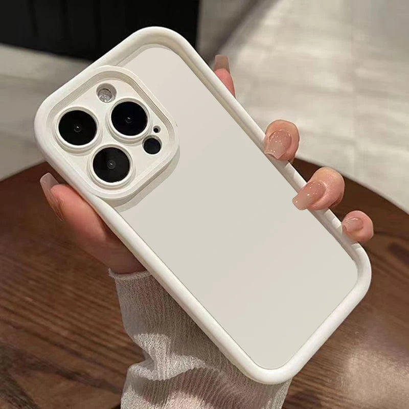 Candy Color Silicone iPhone Case – Shockproof & Slim Fit