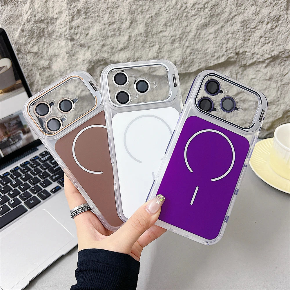 Luxury Matte Shockproof Magnetic Bumper