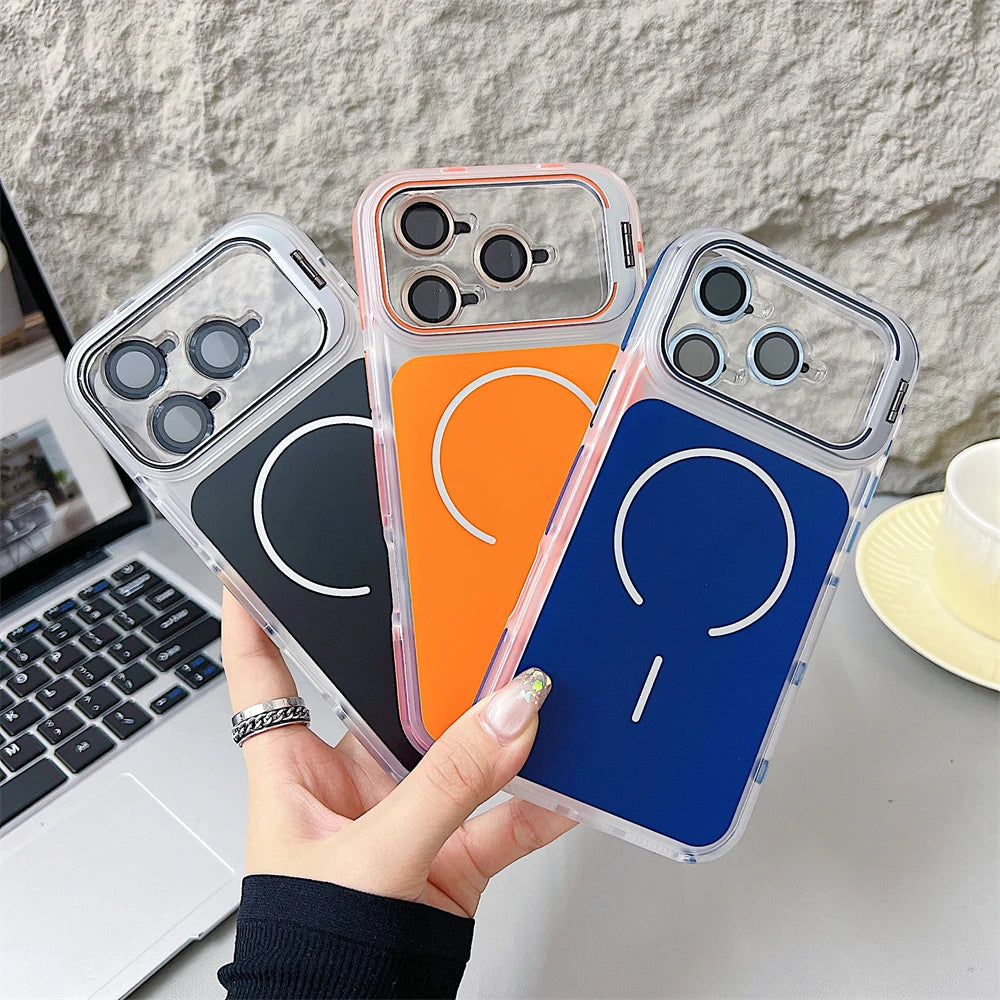 Luxury Matte Shockproof Magnetic Bumper