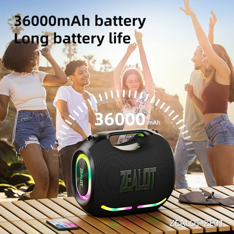 Zealot Big Power Portable Bluetooth Waterproof Speaker