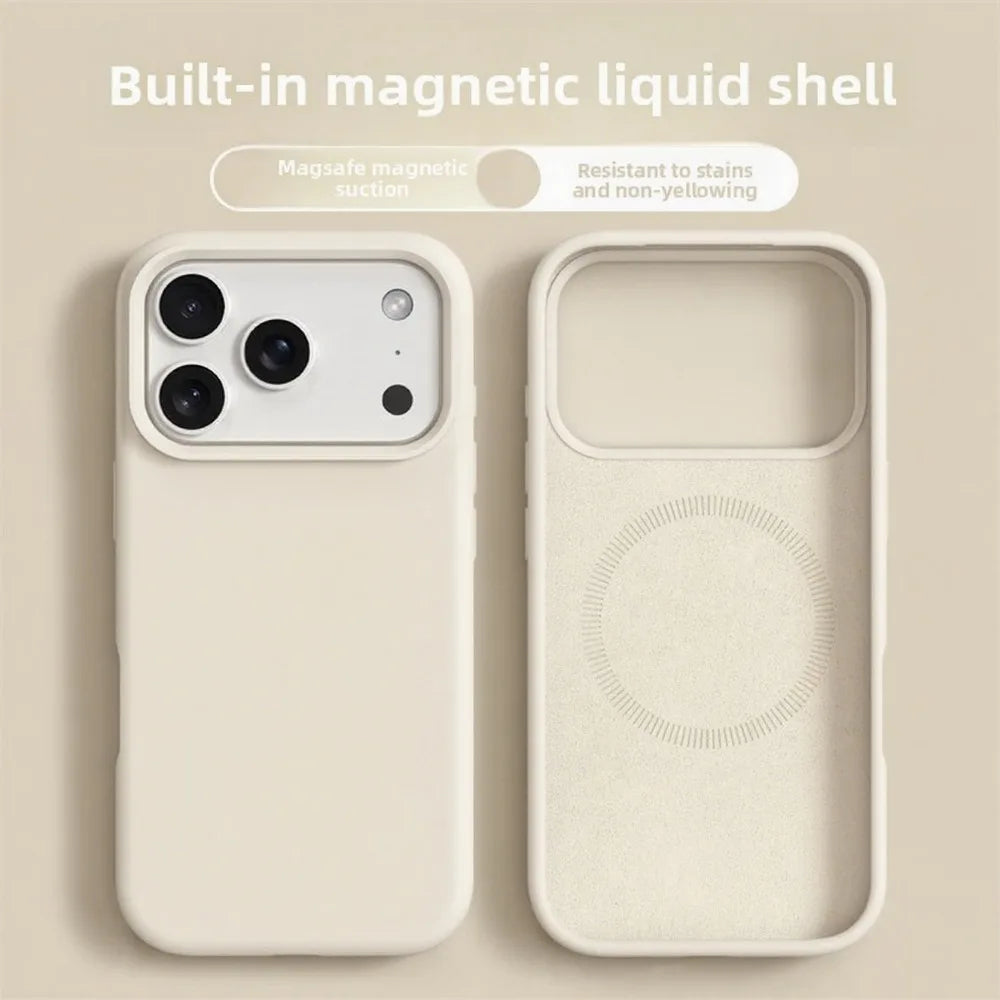 Original Magnetic Phone Case For iPhone Air Soft Bumper Cover