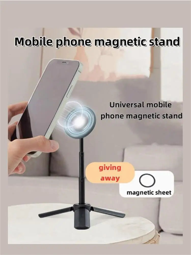Mini Magnetic Desktop Tripod Stand for Smartphones
