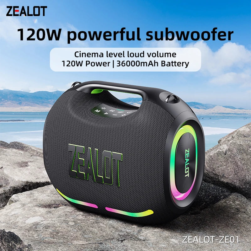Zealot Big Power Portable Bluetooth Waterproof Speaker