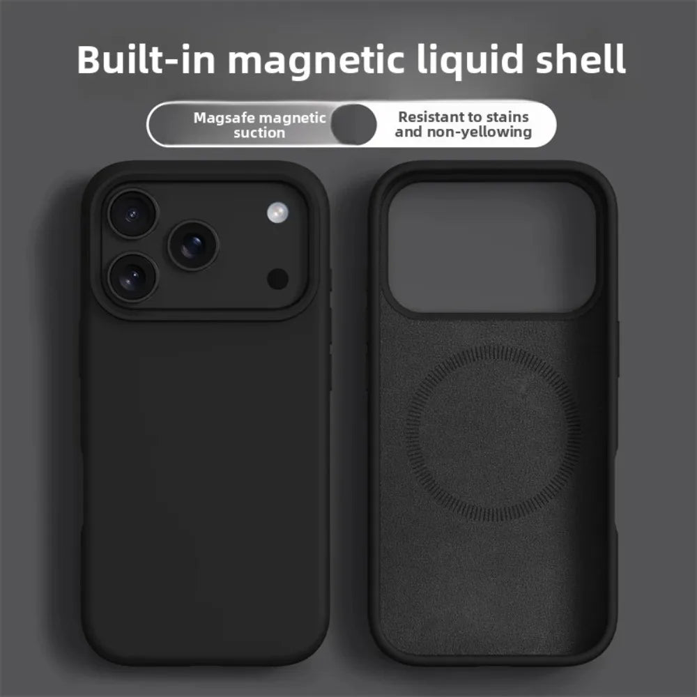 Original Magnetic Phone Case For iPhone Air Soft Bumper Cover