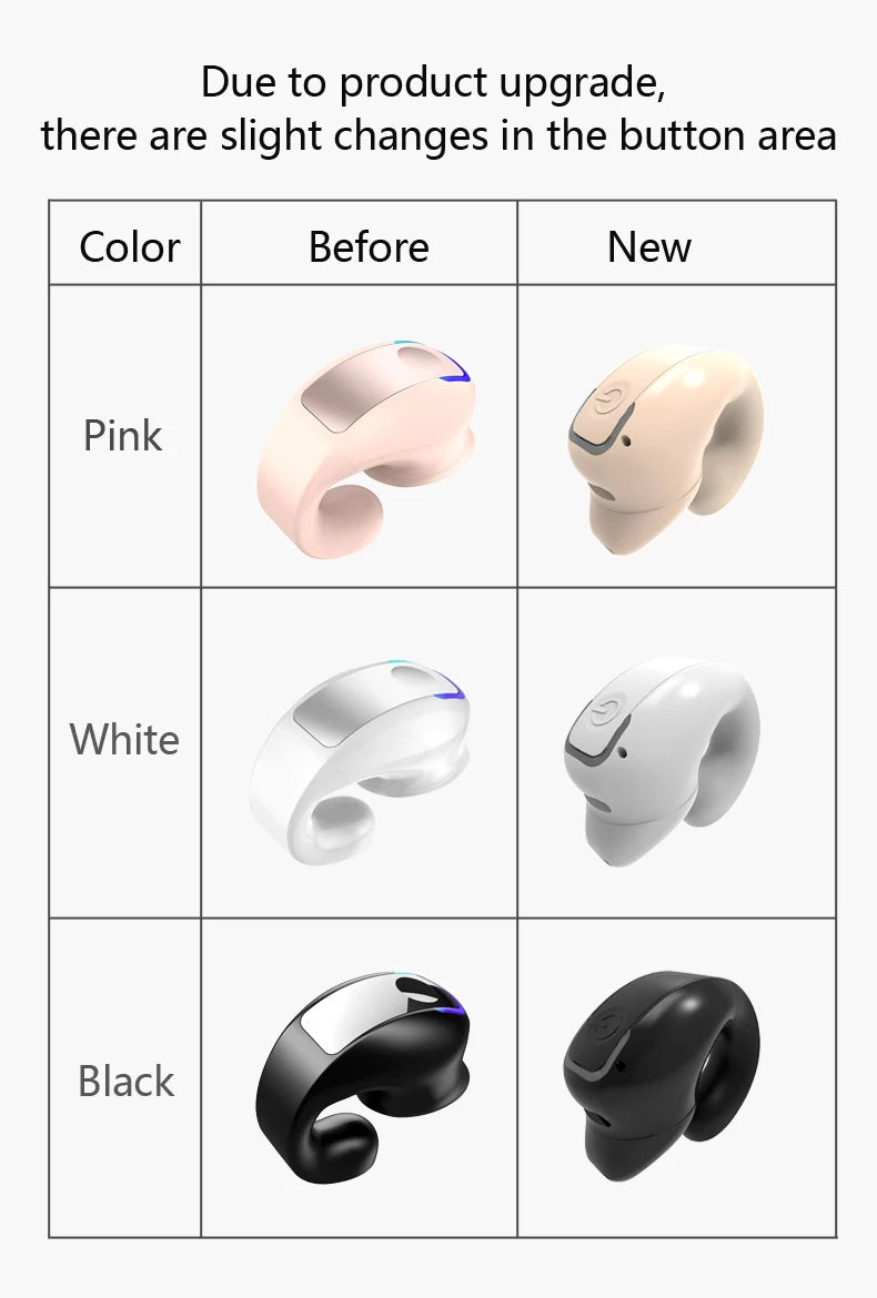 Earphone Clip Wireless Bluetooth Headphone