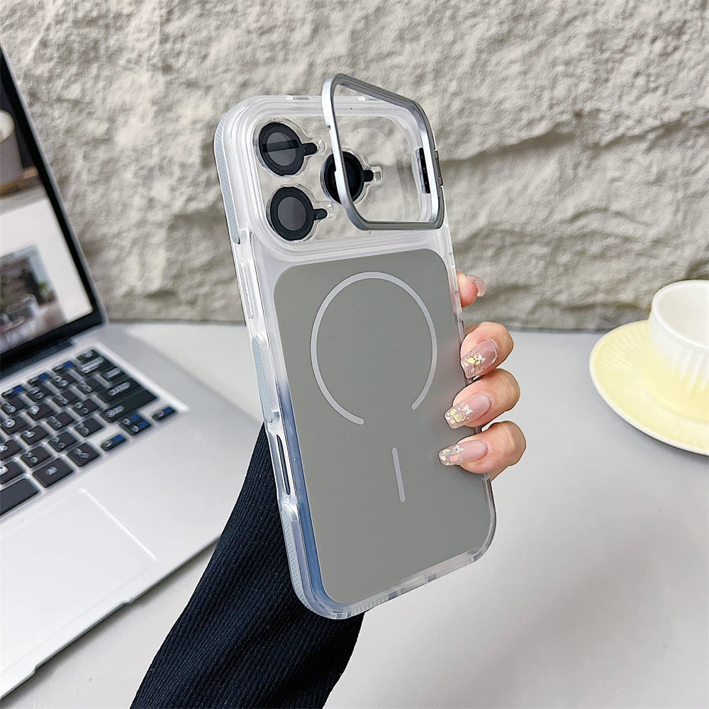 Luxury Matte Shockproof Magnetic Bumper