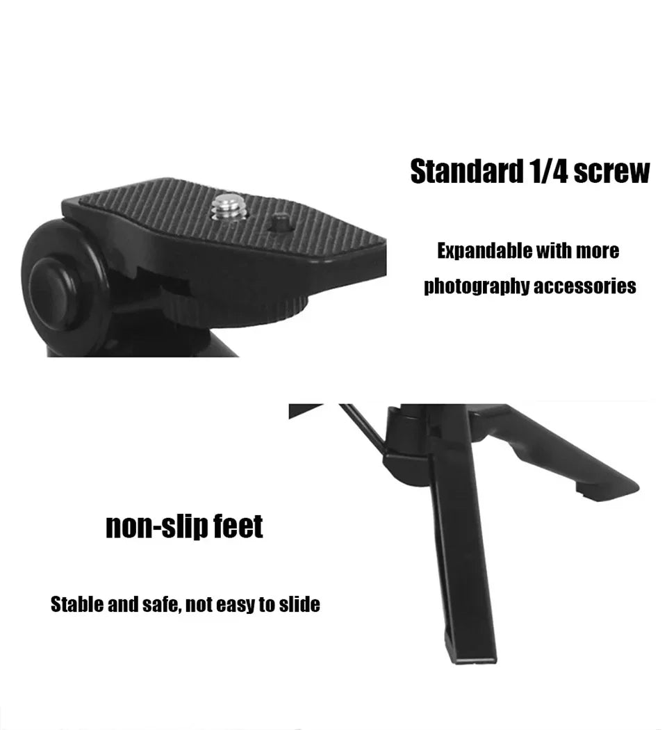 Smartphone Vlogging Kit – Tripod, Phone Holder & Optional Mic + LED Light