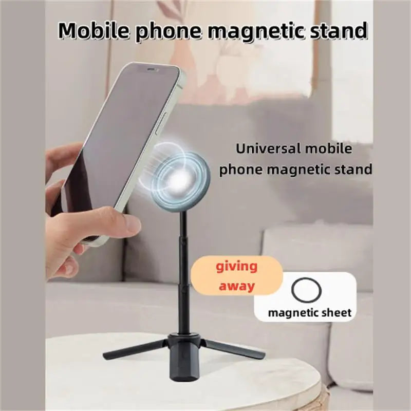 Mini Magnetic Desktop Tripod Stand for Smartphones