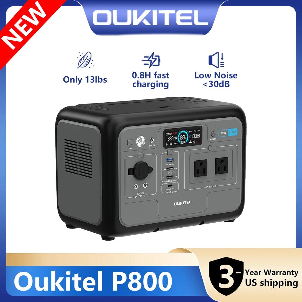 Lightweight & Quiet Solar Generator
